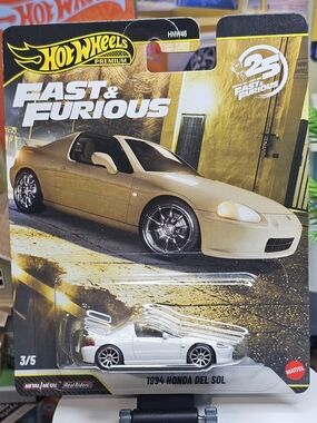 Premium Fast & Furious 1994 Honda Del Sol - White